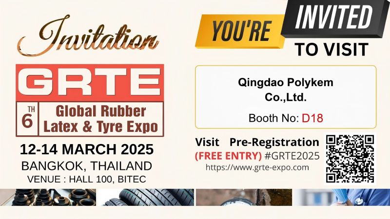 Polykem wird auf der Global Rubber, Latex & Tire Expo 2025 in Bangkok vorhanden