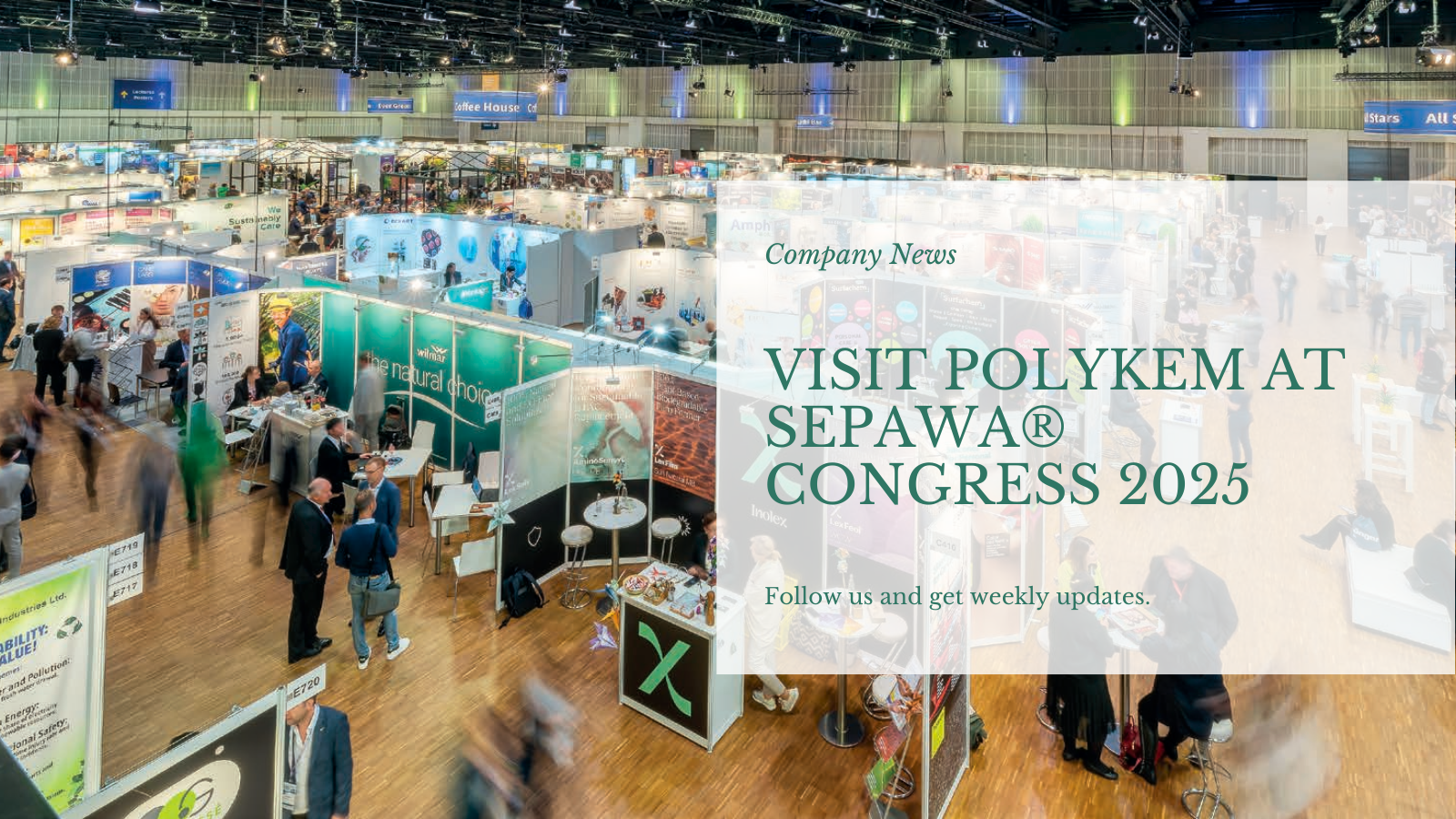 Besuchen Sie den Polykem -Stand im Sepawa® Congress 2025 in Berlin!